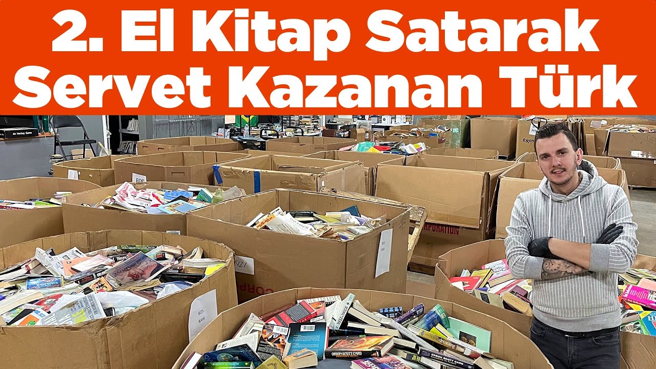 Amerika'da 500 Dolar Sermayeyle 2. El Kitap Topladı Servet Kazandı!