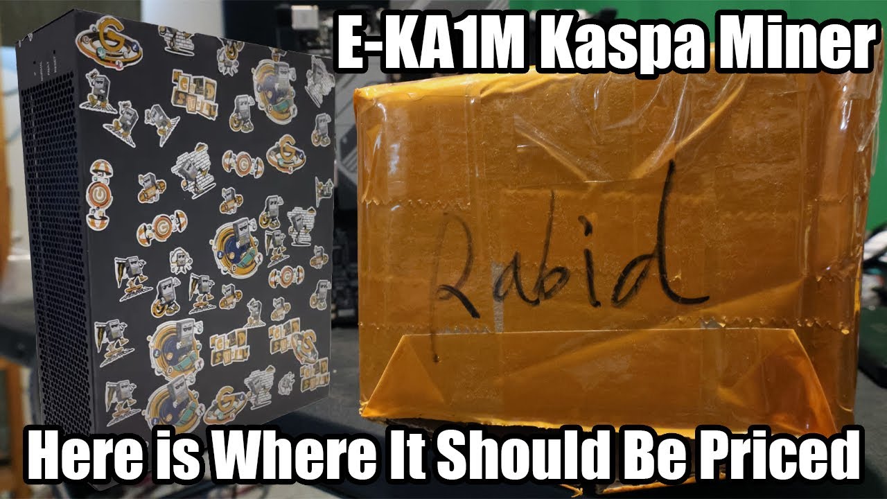 FIRST LOOK : Goldshells NEW Kaspa Miner E-KA1M, Goldshell 5th Anniversary Gift Unboxing