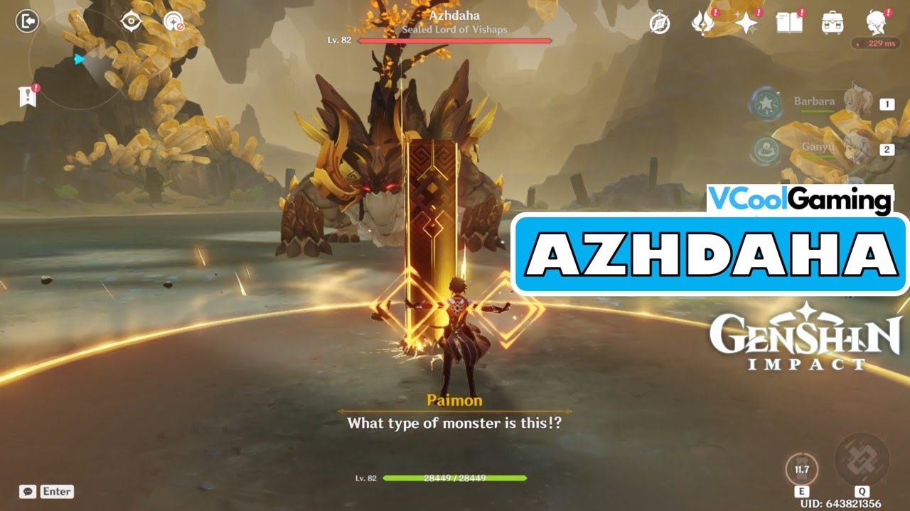 How to Beat Azhdaha (Zhongli's Story Quest) - Genshin Impact