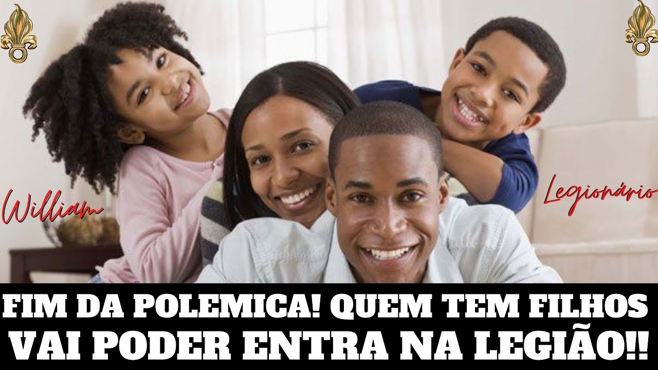 Liberado a entrada de quem tem filhos na Legião
