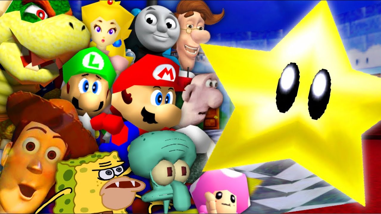 Mario 64 But Every Star Changes The Character!
