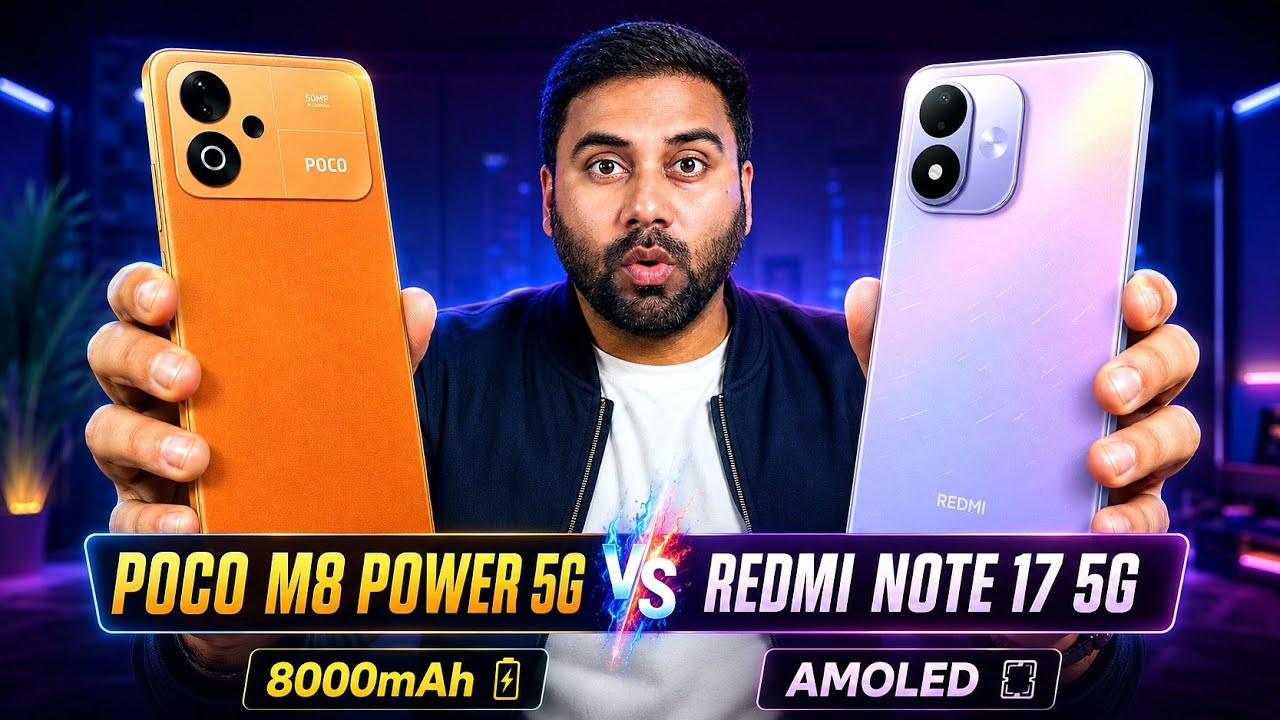 Poco M8 POWER 5G vs Redmi Note 17 5G Full Comparison - Konsa Best? 🔥