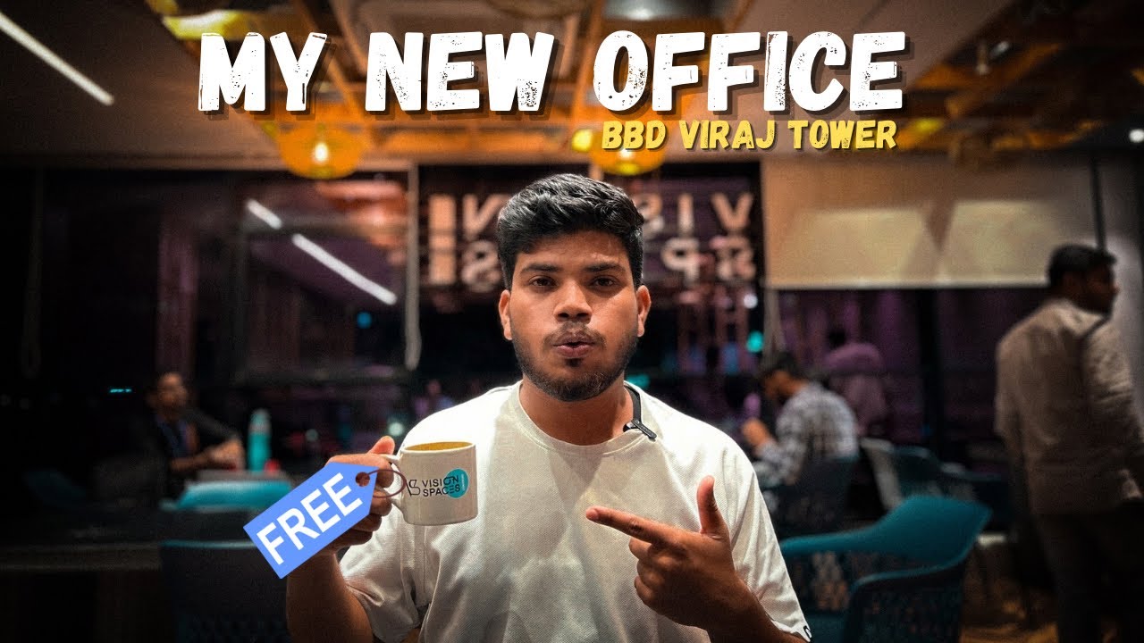 My New Luxury OFFICE 🏢 || BBD VIRAJ TOWER LUCKNOW 💰