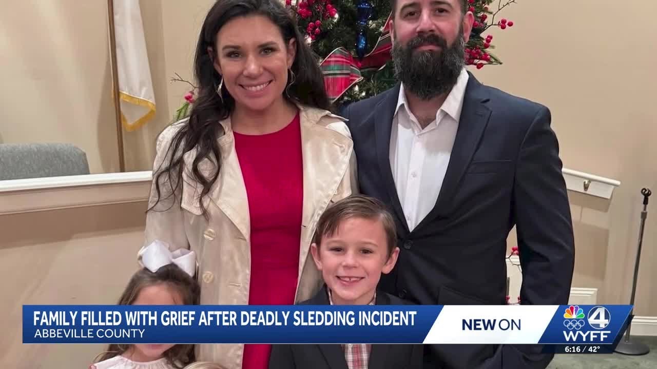 Family filled with grief after deadly sledding accident in Abbeville County