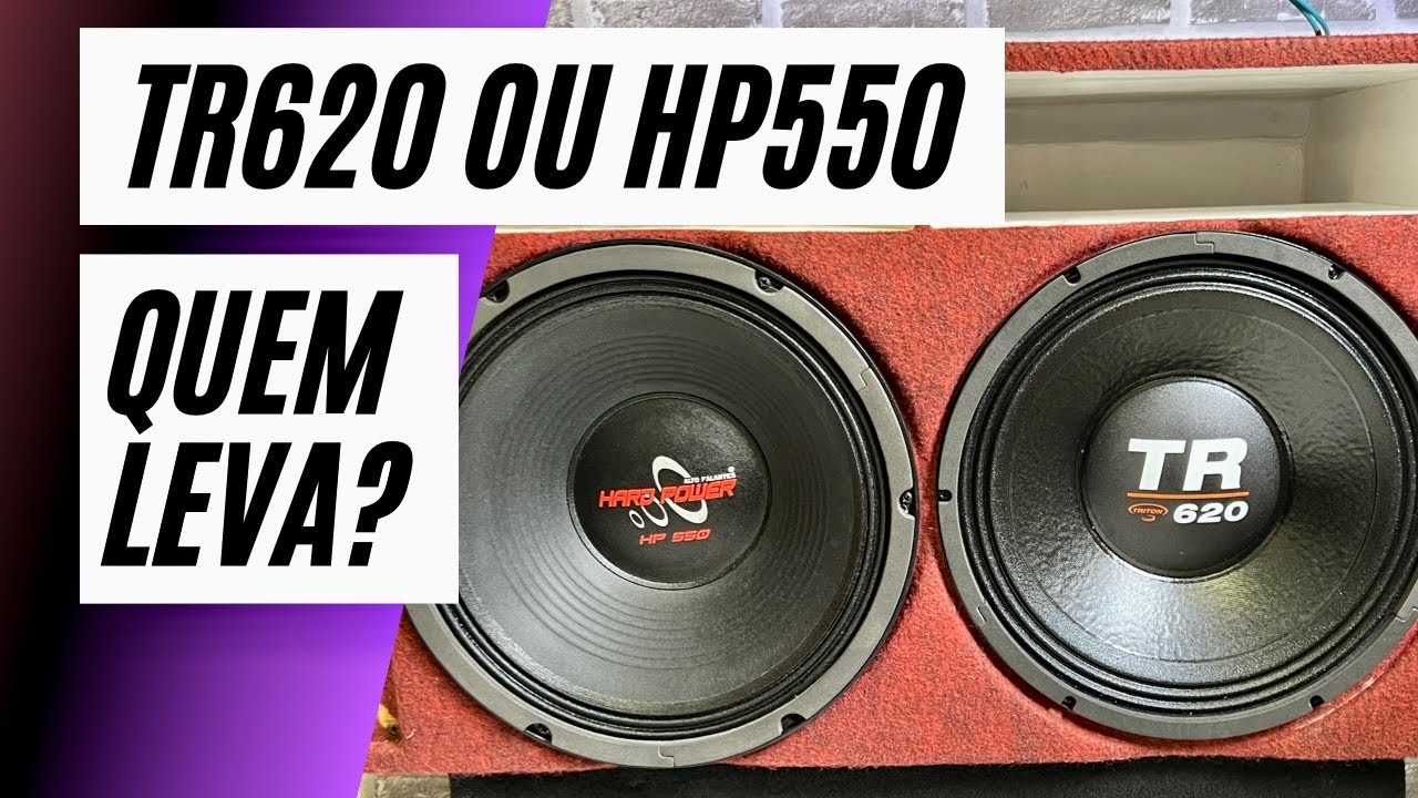 TRETA ENTRE FALANTE TRITON TR620 e HARD POWERR HP550 - QUEM LEVA?