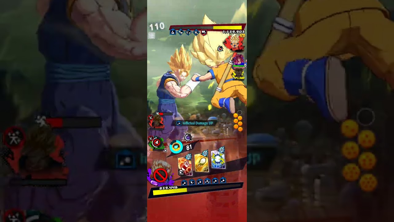 Playing dragon ball legends