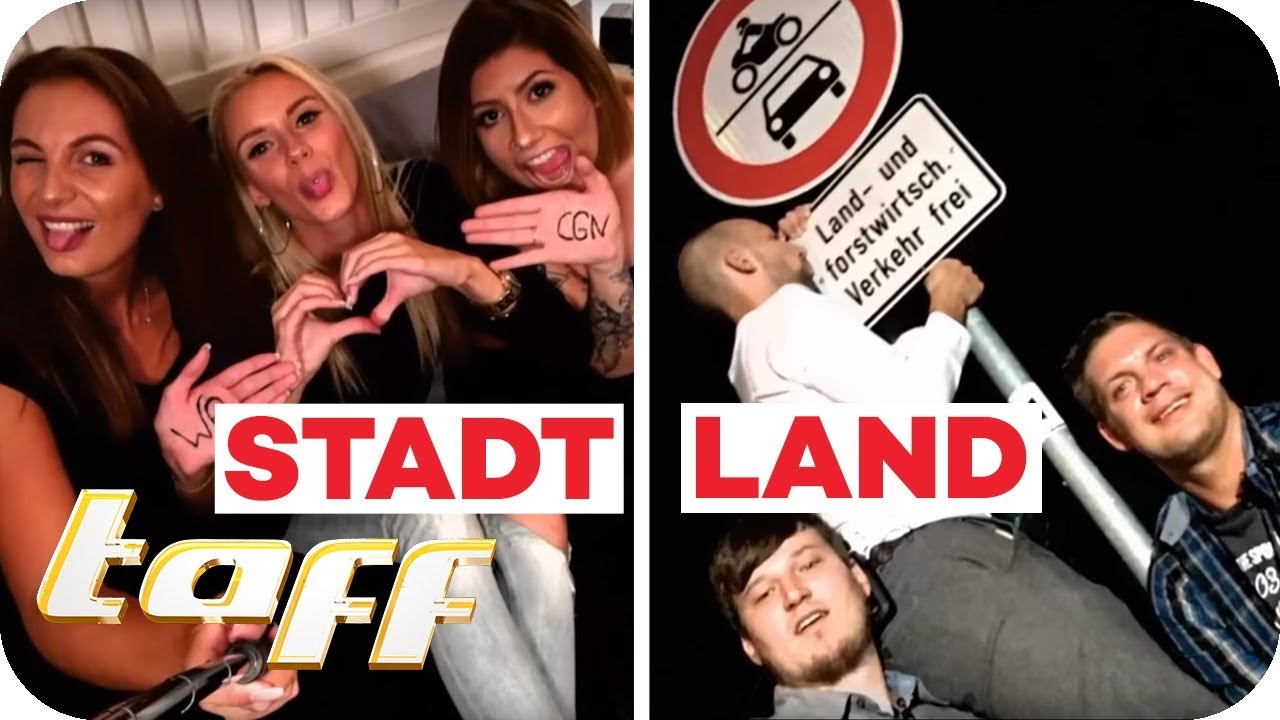 STADTM&Auml;DELS vs. LANDBURSCHEN! Wer feiert am besten? | taff | ProSieben
