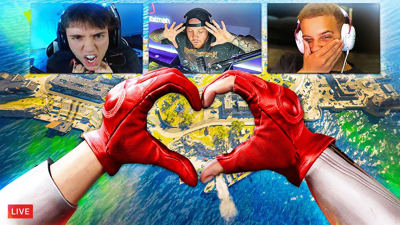 Killing Twitch Streamers on Warzone Rebirth Island (Both POVs)