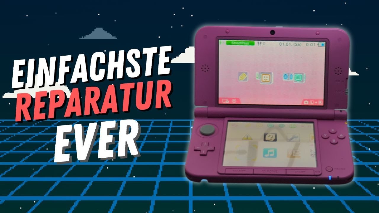 Pinker Nintendo 3DS XL Tot? Überraschend einfache Reparatur! | Fix My 3DS #1