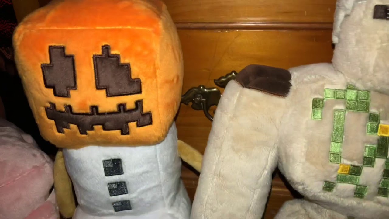 Minecraft plush collection
