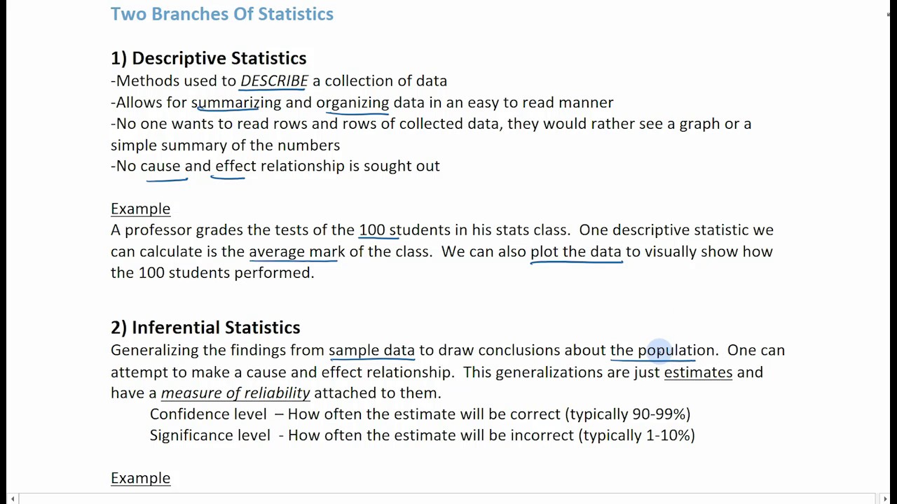 03 ADMS 2320   Chapter 1   Branches of Statistics