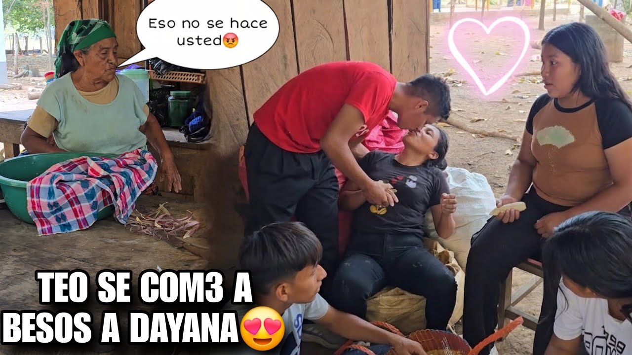 DAYANA Y TEO Se COM3n A BES0S FRENTE A Su Abuelita😱Nunca Imaginaron Que Reaccionara De Esta Forma😡