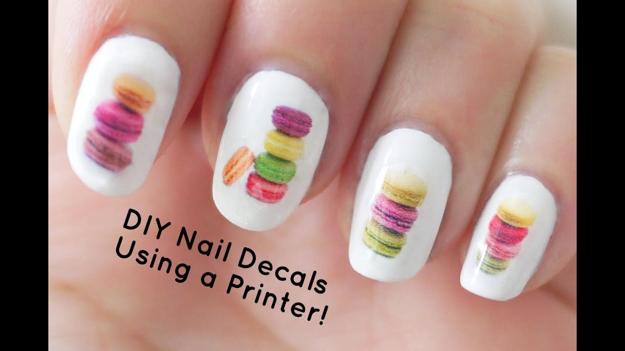 DIY Nail Art Decals Using a Printer