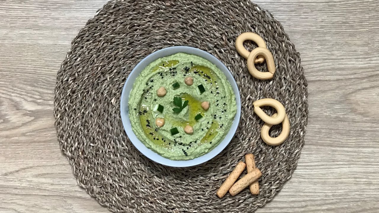 💚HUMMUS DE CALABACÍN ¡Aperitivo Sano y Ligero en 5 Minutos!🥒