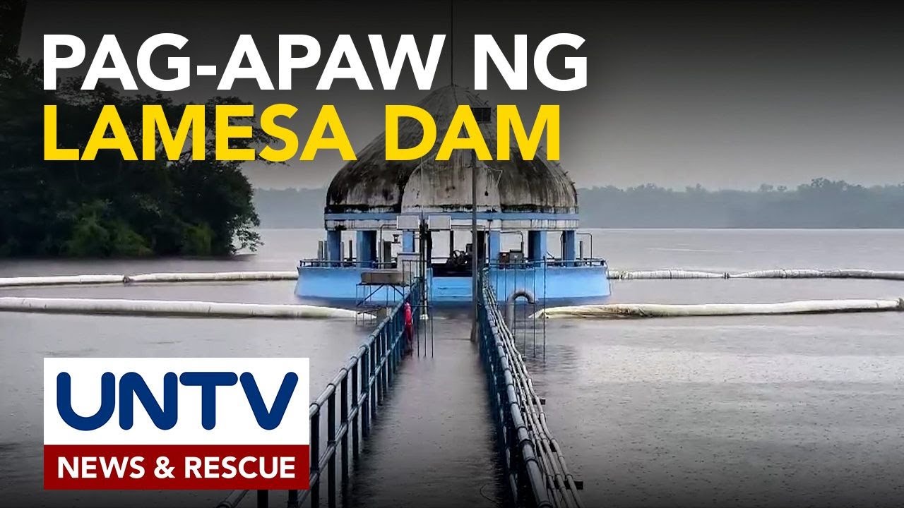 Level ng tubig sa La Mesa Dam nagbabantang umapaw ayon sa PAGASA
