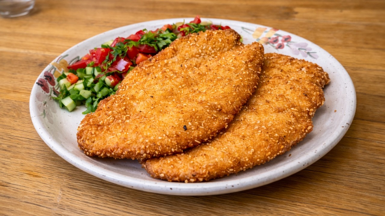 Израильский куриный шницель, который вы будете готовить снова и снова!