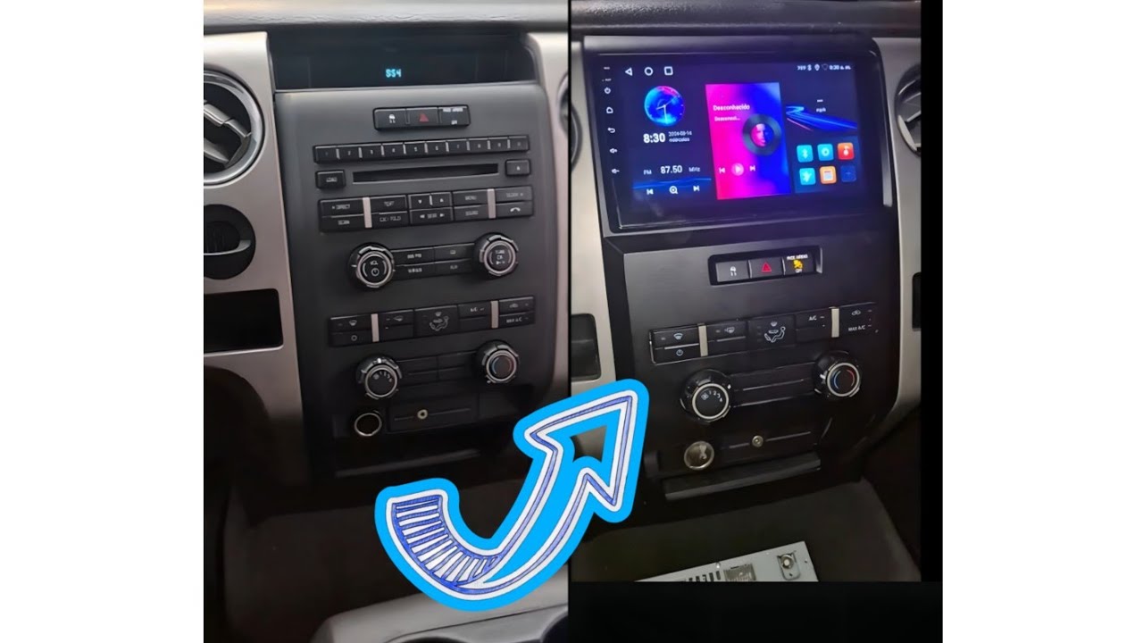 Cambiar Estéreo Ford F150 2009 - 2013 Android Auto
