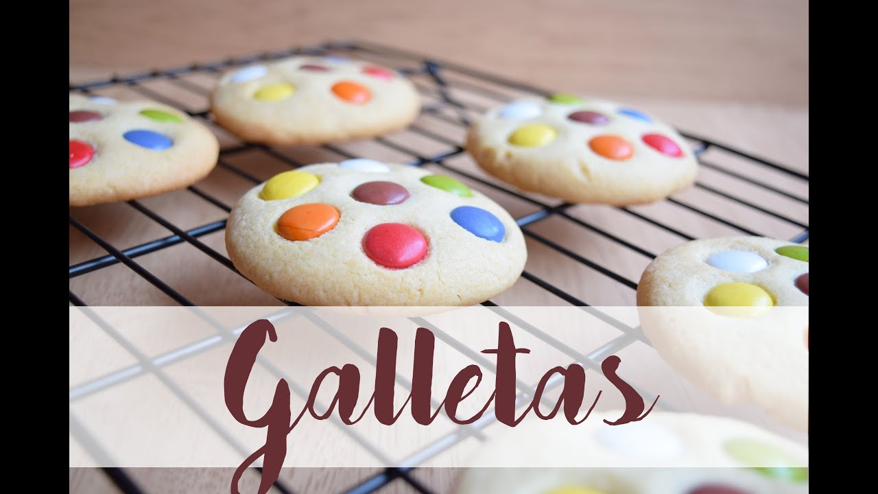 Galletas arcoíris con Lacasitos | Receta fácil y rápida | THE CREATIVE RAIN