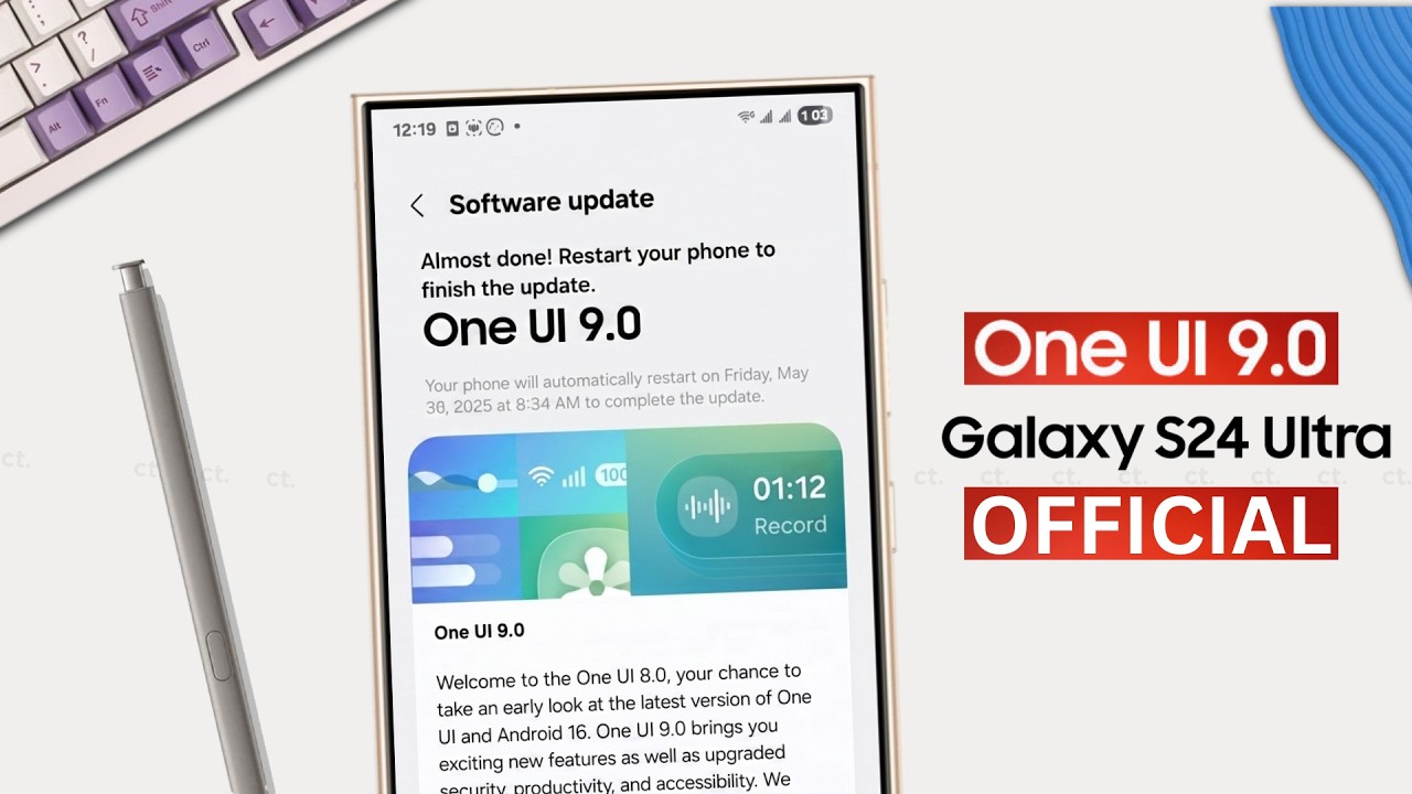 Samsung One UI 9.0 для Galaxy S24 Ultra &mdash; ОФИЦИАЛЬНОЕ ОБНОВЛЕНИЕ!
