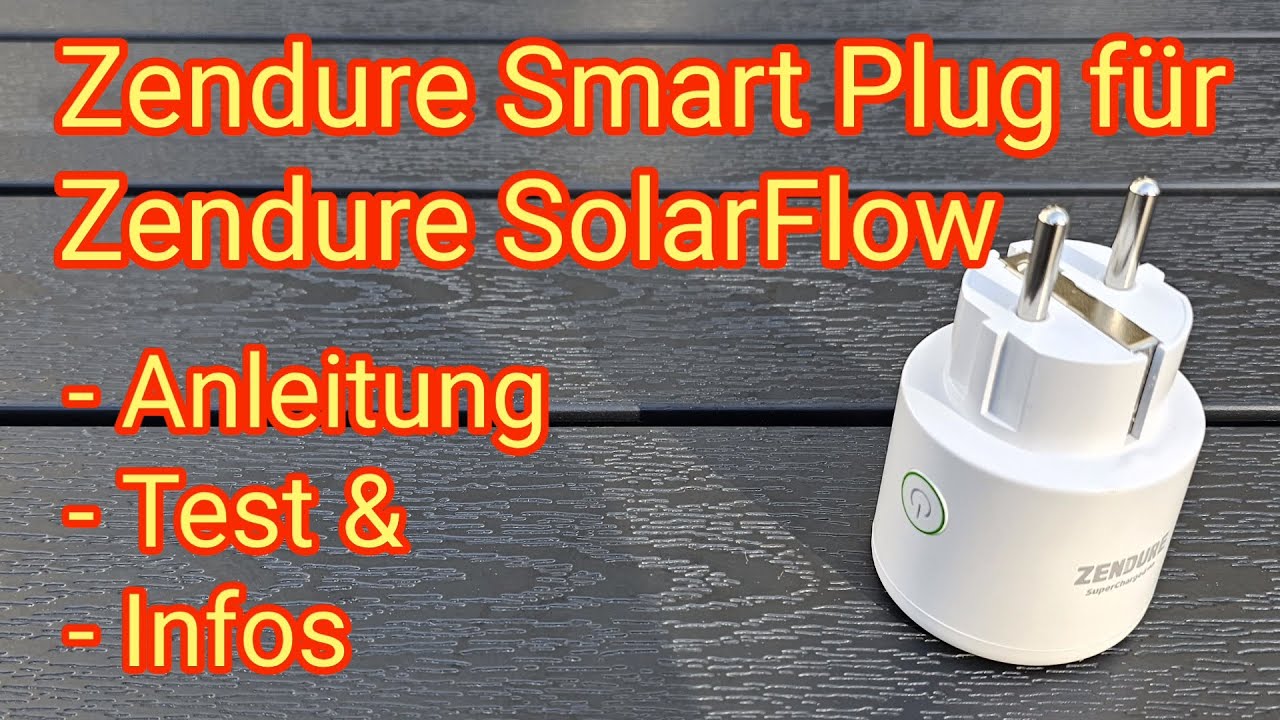 Zendure Smart Plug EU für Zendure SolarFlow - Speicher für Balkonkraftwerke