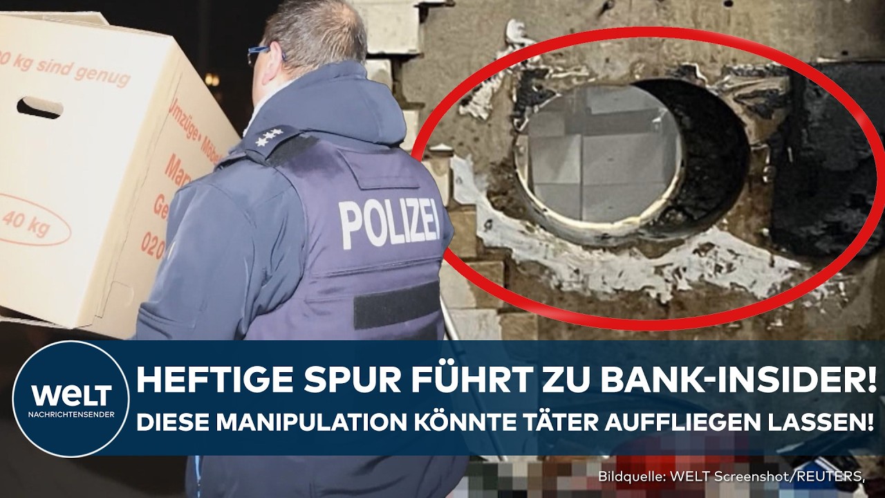 GELSENKIRCHEN: Heftige Spur f&uuml;hrt zu Insider im Bankraub von Gelsenkirchen! Manipulation an T&uuml;ren