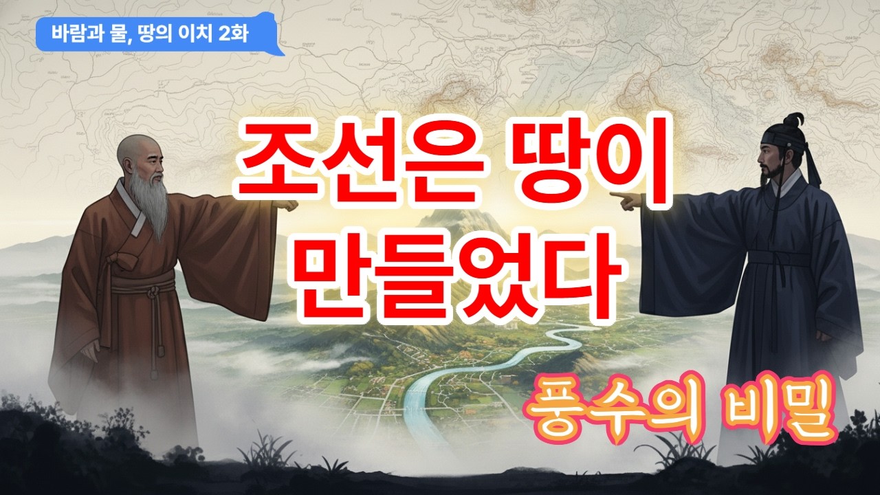 한양, 왕릉, 명문가&hellip; 풍수가 만든 조선 권력의 구조,  바람과 물, 땅의 이치 2화, 헉 소리 나는 이야기 채널, 조선을 만든 건 사람이 아니라,&lsquo;땅&rsquo;이었다면 믿으시겠습니까?