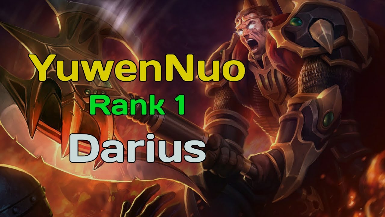 RANK 1 DARIUS - YUWENNUO DARIUS VS MALPHITE - YUWENNUO STREAM