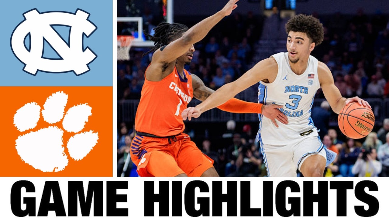#19 North Carolina vs Clemson Highlights | Men's Basketball | College Basketball 2026