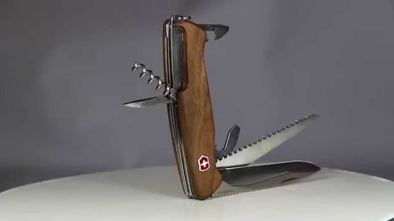 Knife Cutit Briceag Victorinox Delemont 0.9561.63 RangerWood 55 - www.incort.ro