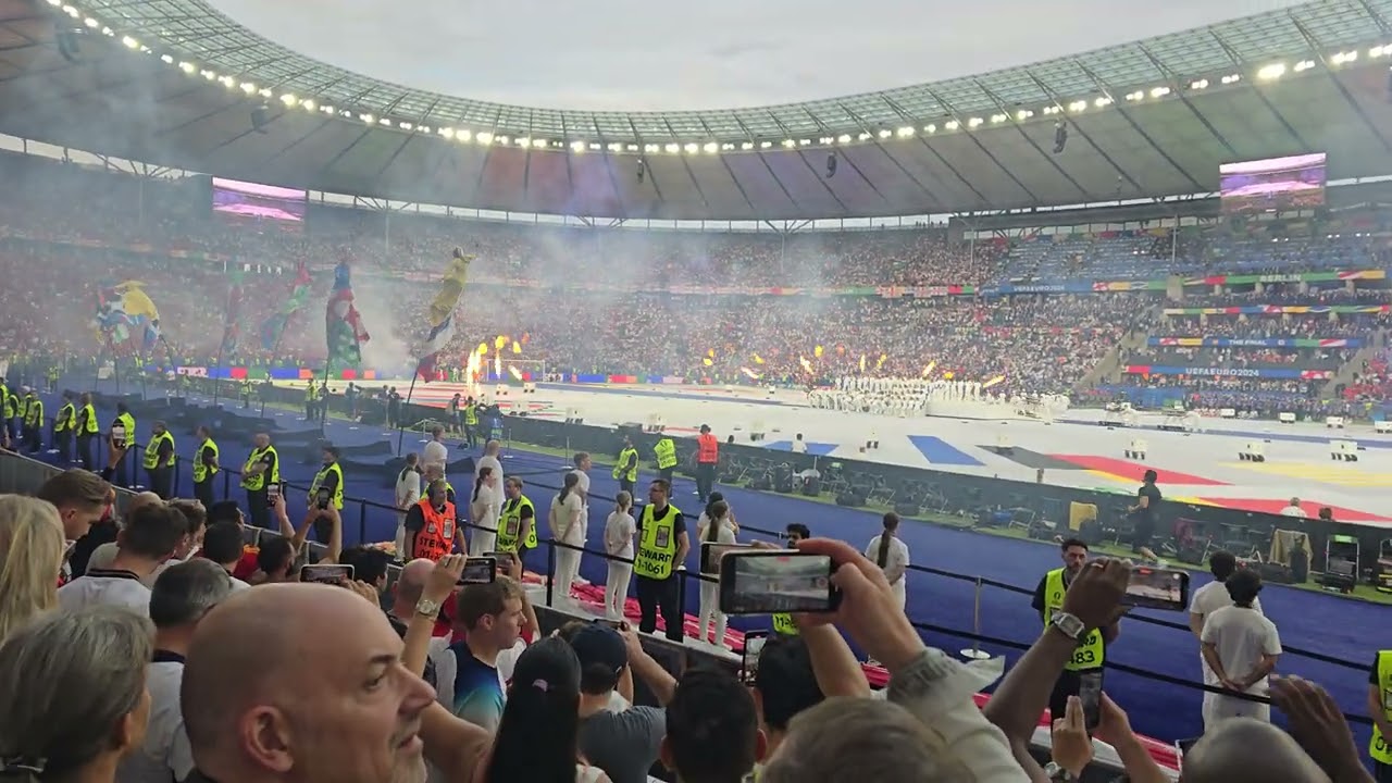Euro 2024 Final Opening Ceremony: Spain vs England