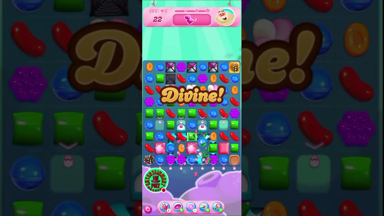 candy crush saga game play video in Poly entertainment channel  is live