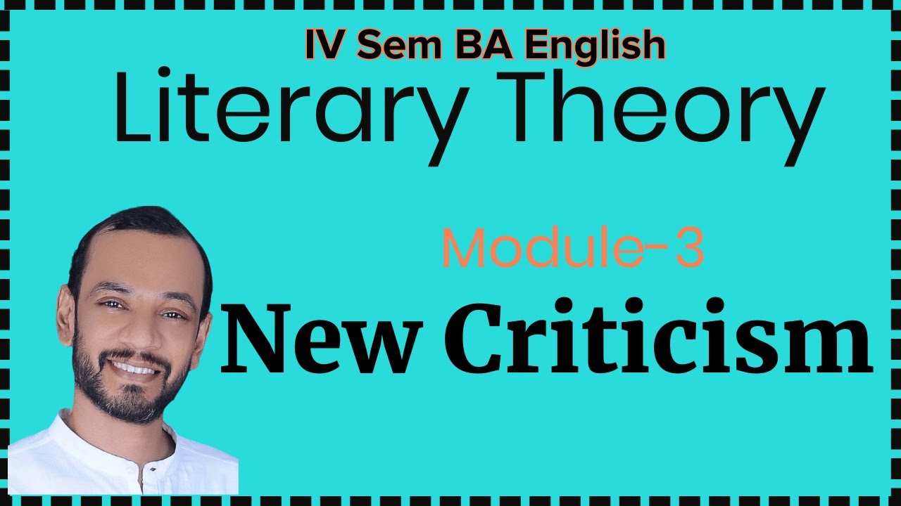 📚|   New Criticism: Literary Criticism |Calicut University BA English (4th Semester) Malayalam