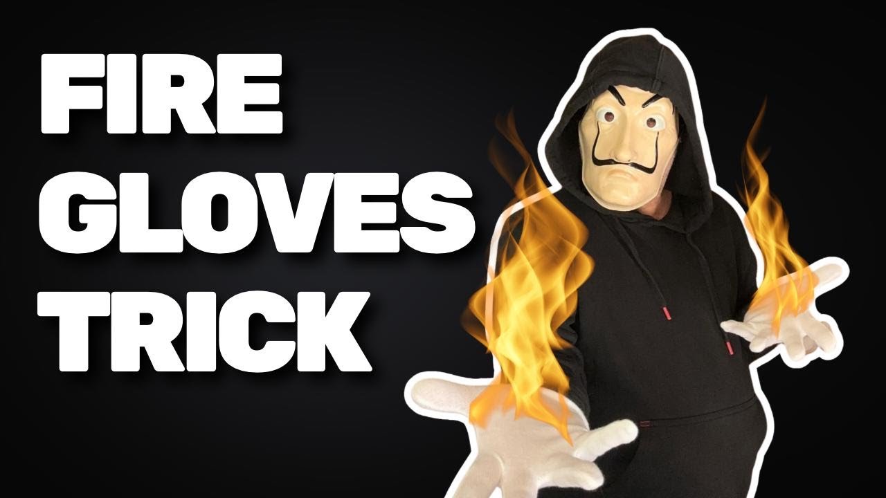 DIY Fire Gloves Magic Trick Tutorial 🪄🔥#tricks #magic #foryou