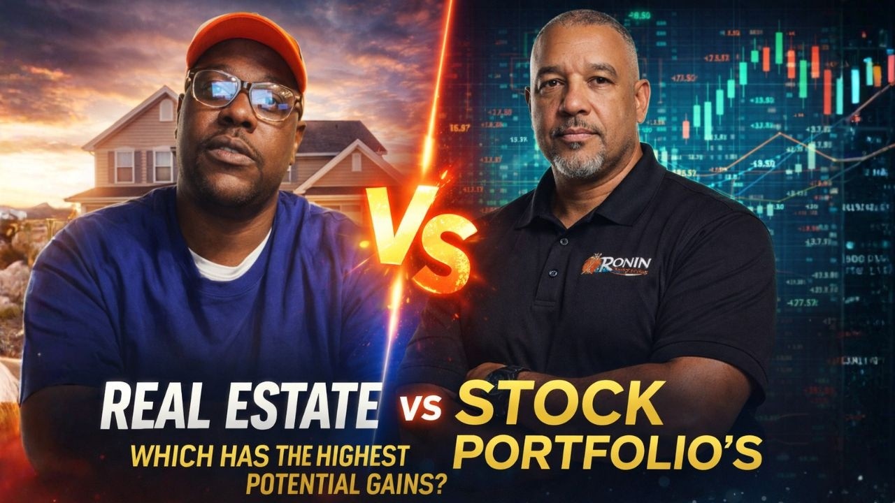 Real Estate vs Stocks: Which Has the Highest Wealth-Building Potential? 📱