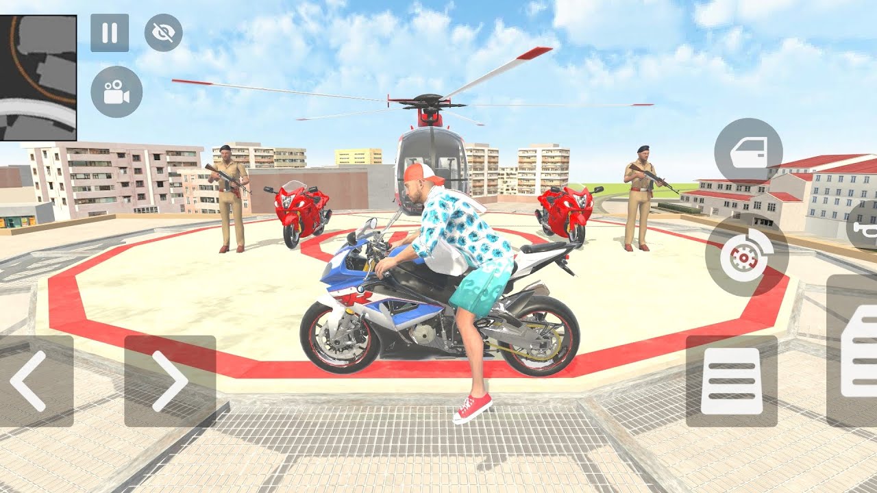 🎮 Franklin order by 2️⃣ Hayabusa Ninja 🏍️ in indian 🇮🇳 bike theft auto simulator 🎮