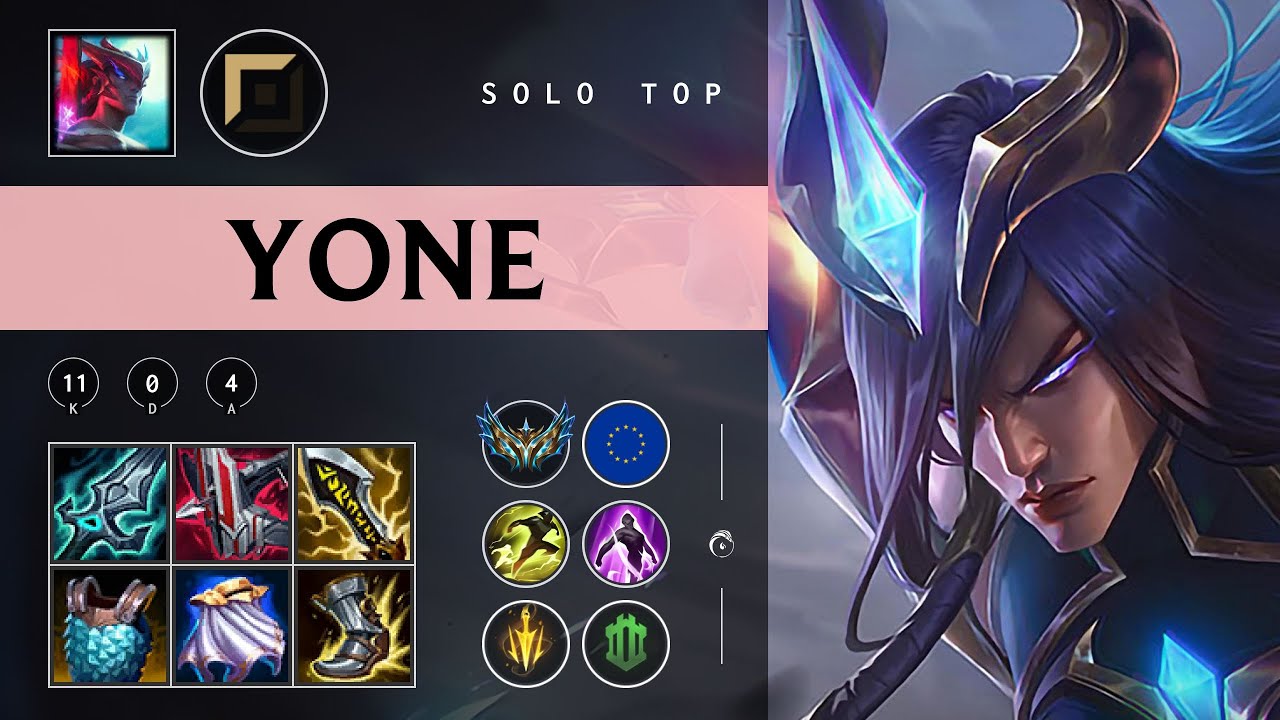 Yone Top vs Darius - EUW Challenger Patch 25.22