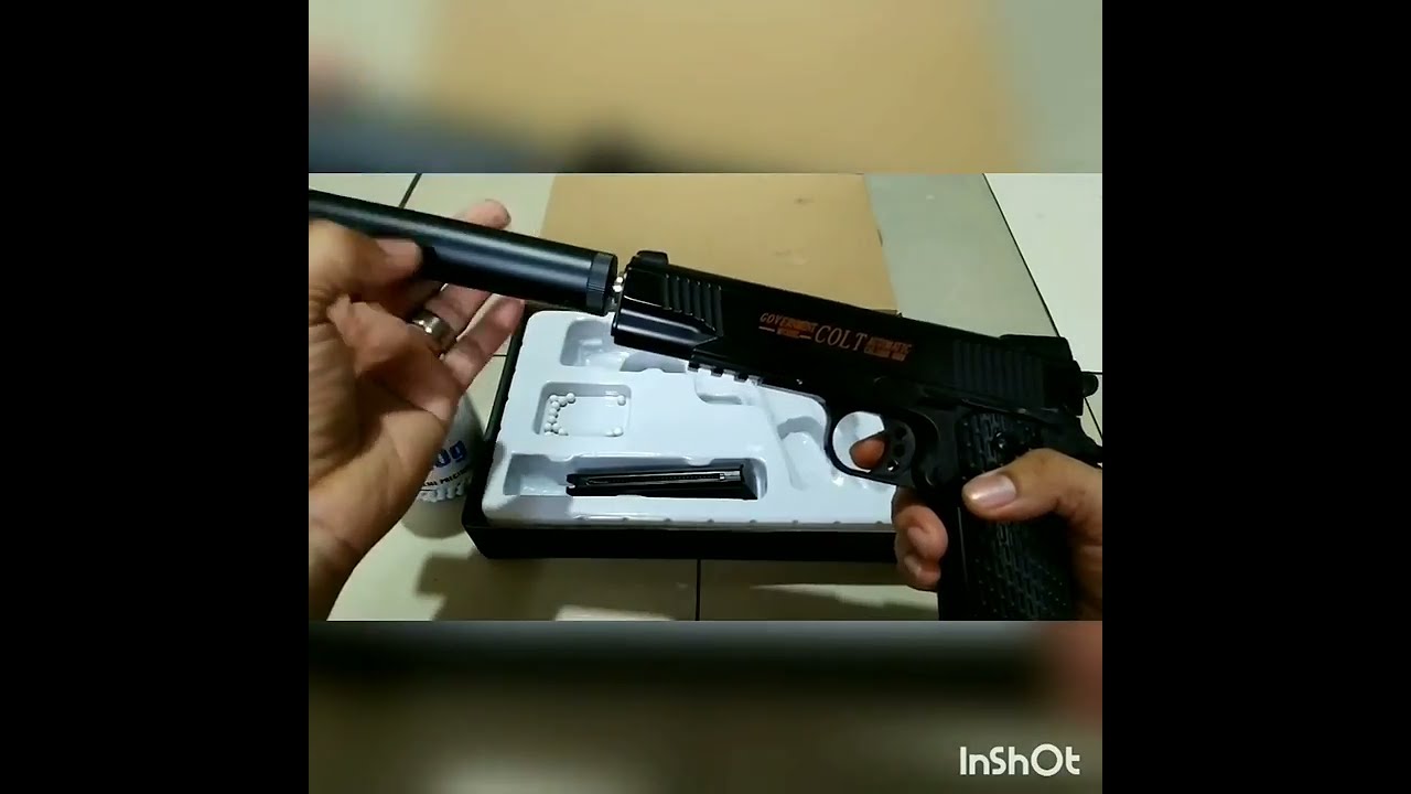 Air Soft Gun C.10A+ full metal. gaano kalakas? (CAN IT BREAK GLASS?)