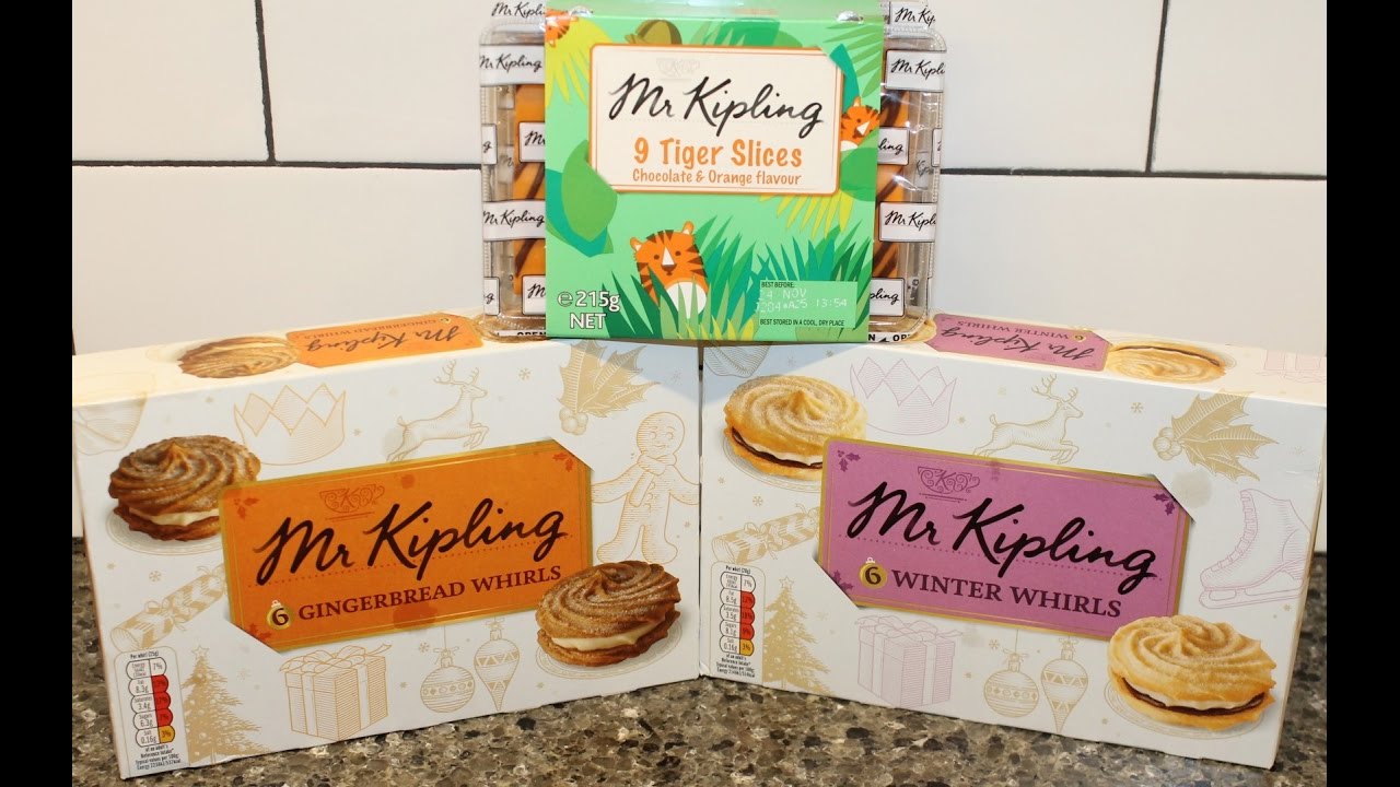 Mr. Kipling: Gingerbread Whirls, Winter Whirls & Tiger Slices Review