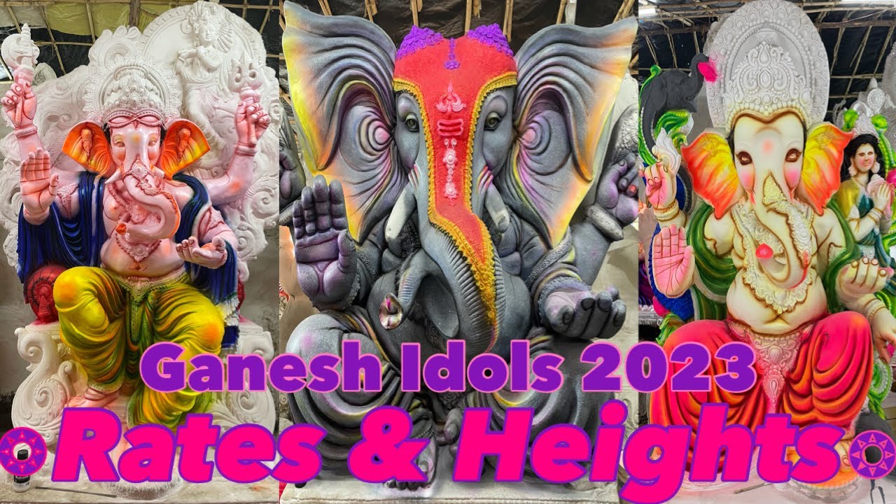 Rates & Heights Ganesh Idols 2023 #proddatur #idols #kadapa
