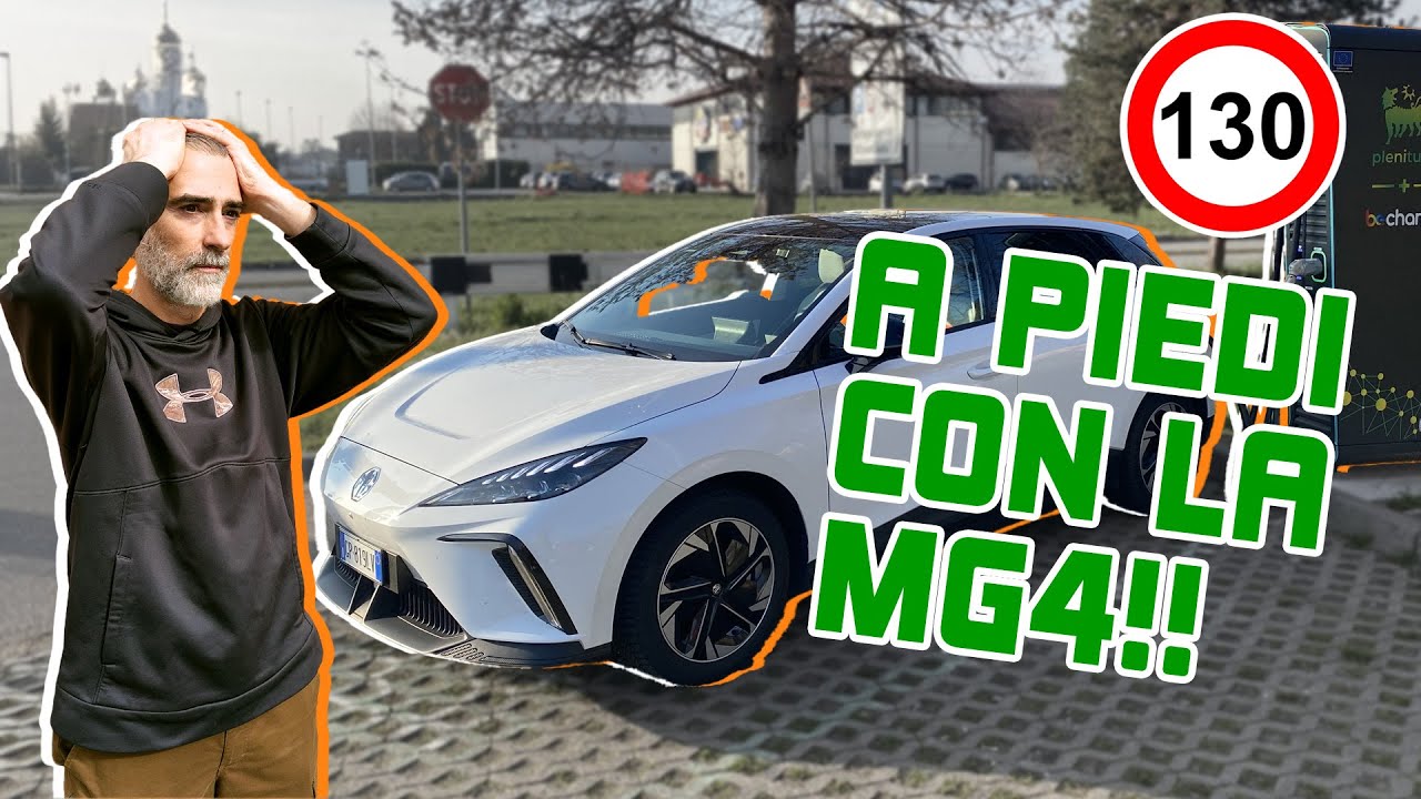 MG4 Electric, l'AUTONOMIA VERA in autostrada a 130 km/h