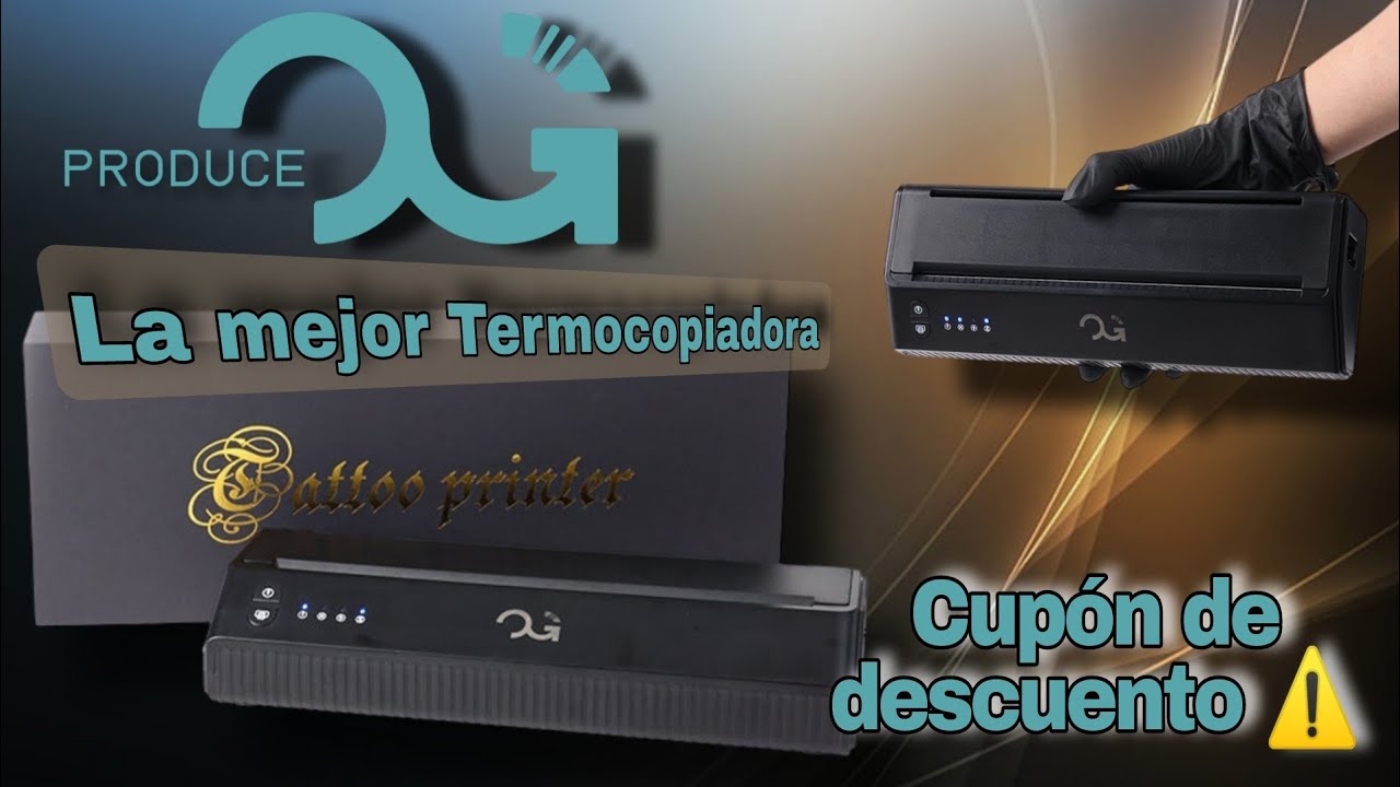 IMPRESORA TÉRMICA OG PRODUCE 💣 ES INCREÍBLE 🙌🏻🃏TATTOO PRINTER 🔥
