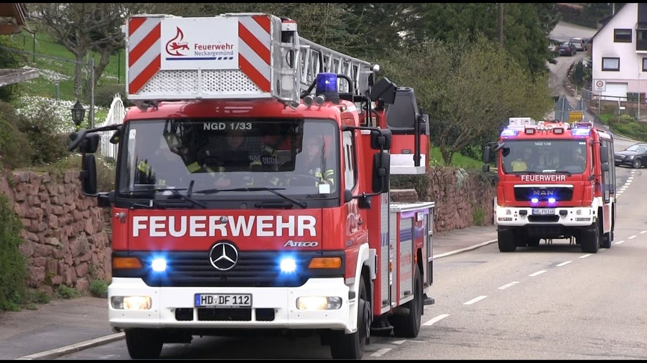 [Kellerbrand in Hotel  - Personen vermisst] Jahreshauptübung der Freiwilligen Feuerwehr Neckargemünd