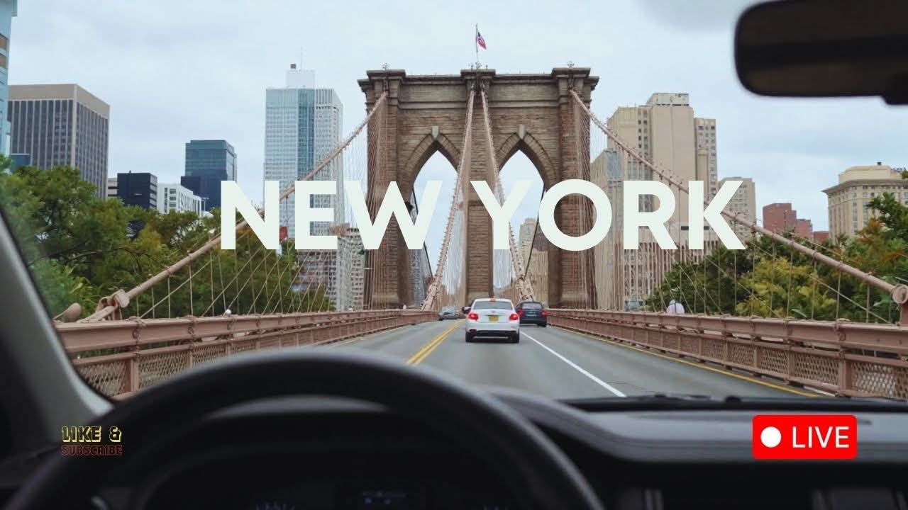 Brooklyn New York Drive 🚗🗽 | Scenic City Streets & Urban Views