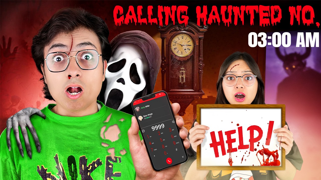 Calling SCARY Numbers You Should Never Call at 3 AM !! 😱💀❌ @What If With Abhishek @Anu Sharma