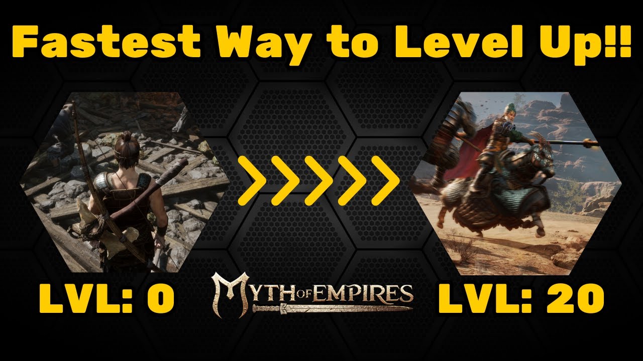 Fastest Way to Level Up on your First Day!!  - Myth of Empires