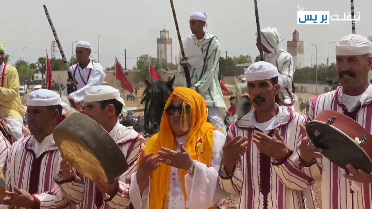 أجواء المهرجان الأمازيغي للتبوريدة بايت واحي دائرة تيفلت إقليم الخميسات