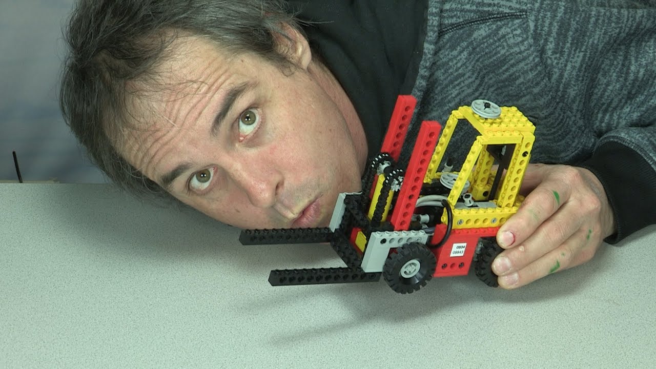 LEGO® 8843-1 Review: Problem-Gabelstapler mit Pneumatic bei dem es eckt vom Jahr 1984 - LY-00237