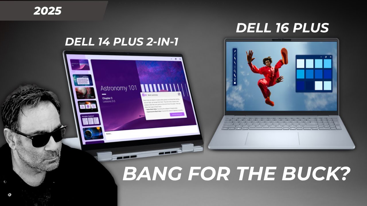 Dell 14 Plus 2-в-1 и Dell 16 Plus 2025 года: распаковка и первый взгляд