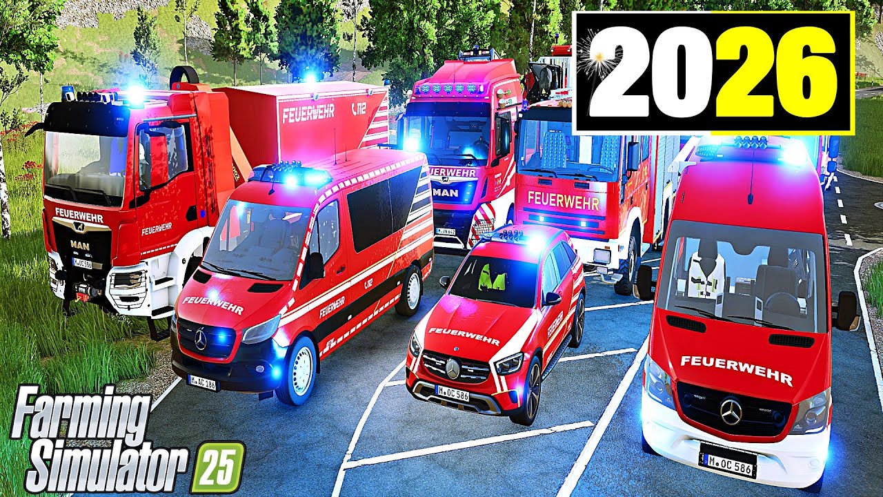 LS25 - Der XXL Feuerwehr Umzug zu Silvester! 🚒