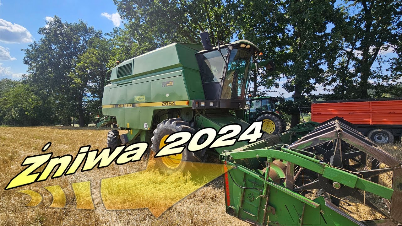 ŻNIWA 2024 - zaczynamy od zniszczonego orkiszu i żyta.